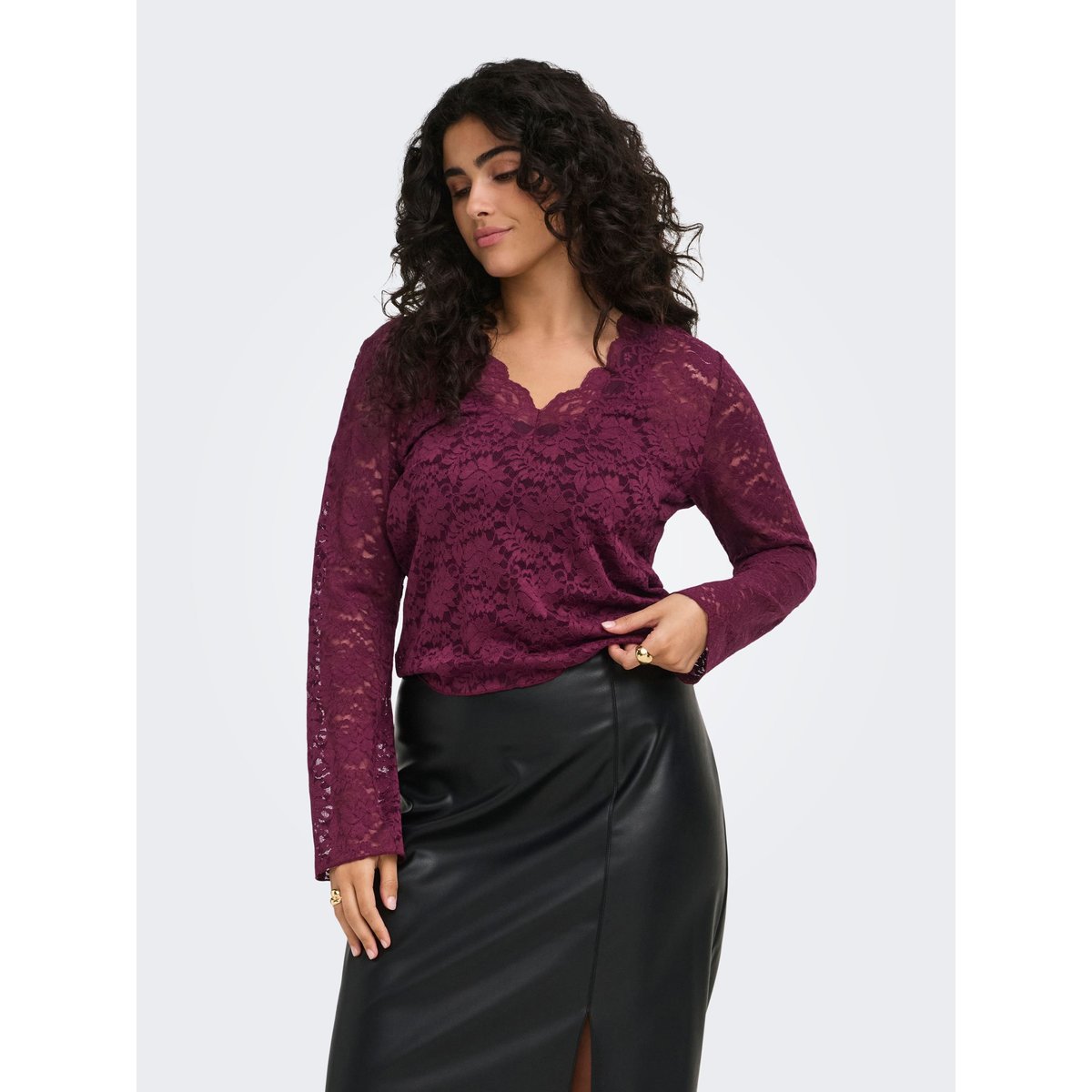 Blouse fig, ONLY CARMAKOMA