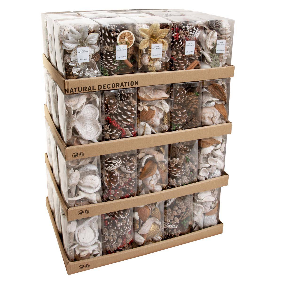 Pot Pourri 200 gr blanc, FEERIC LIGHTS & CHRISTMAS