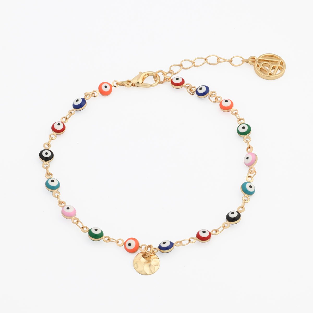 Chaine de cheville oeil multicolore multicolore, BALABOOSTE