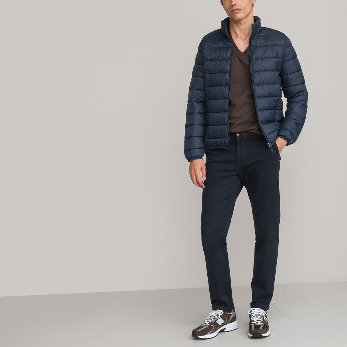 Lightweight Padded Jacket navy blue, LA REDOUTE COLLECTIONS