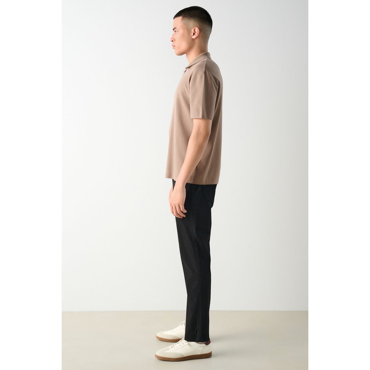 Pantalon doux à 5 poches noir, NEXT