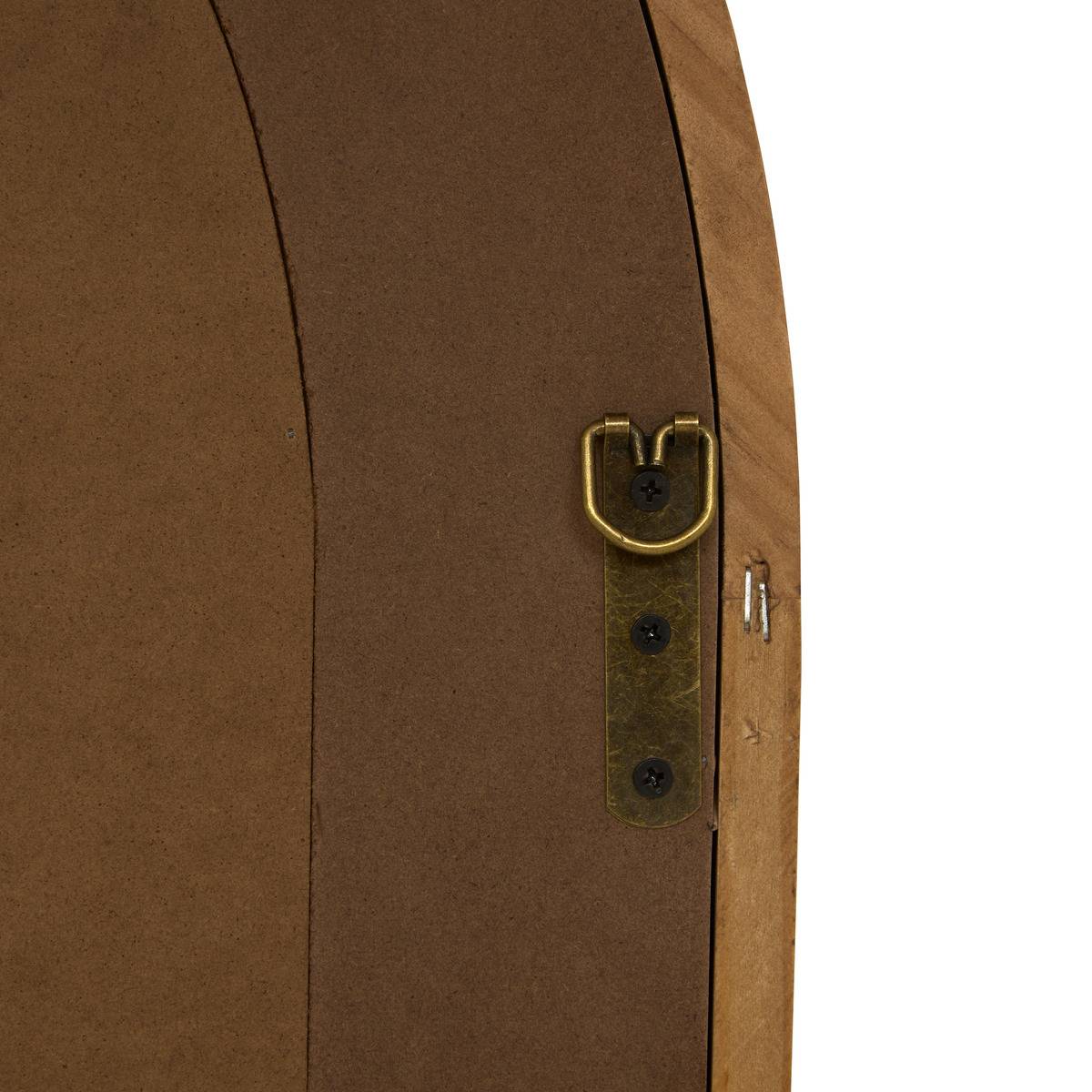 Miroir arche en pin BONNIE beige lin, ATMOSPHERA