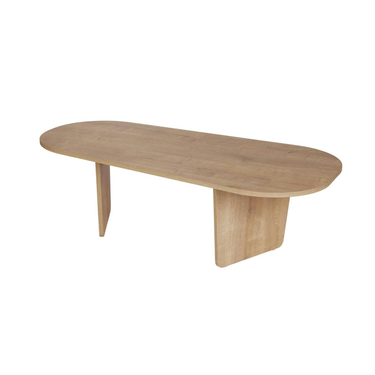 Table basse design organique MARFA chêne, PIER IMPORT