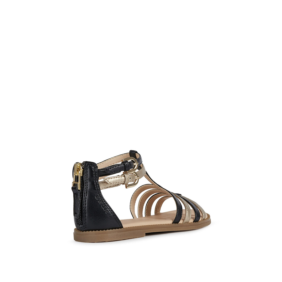 Kids Karly Sandals black/gold-coloured, GEOX