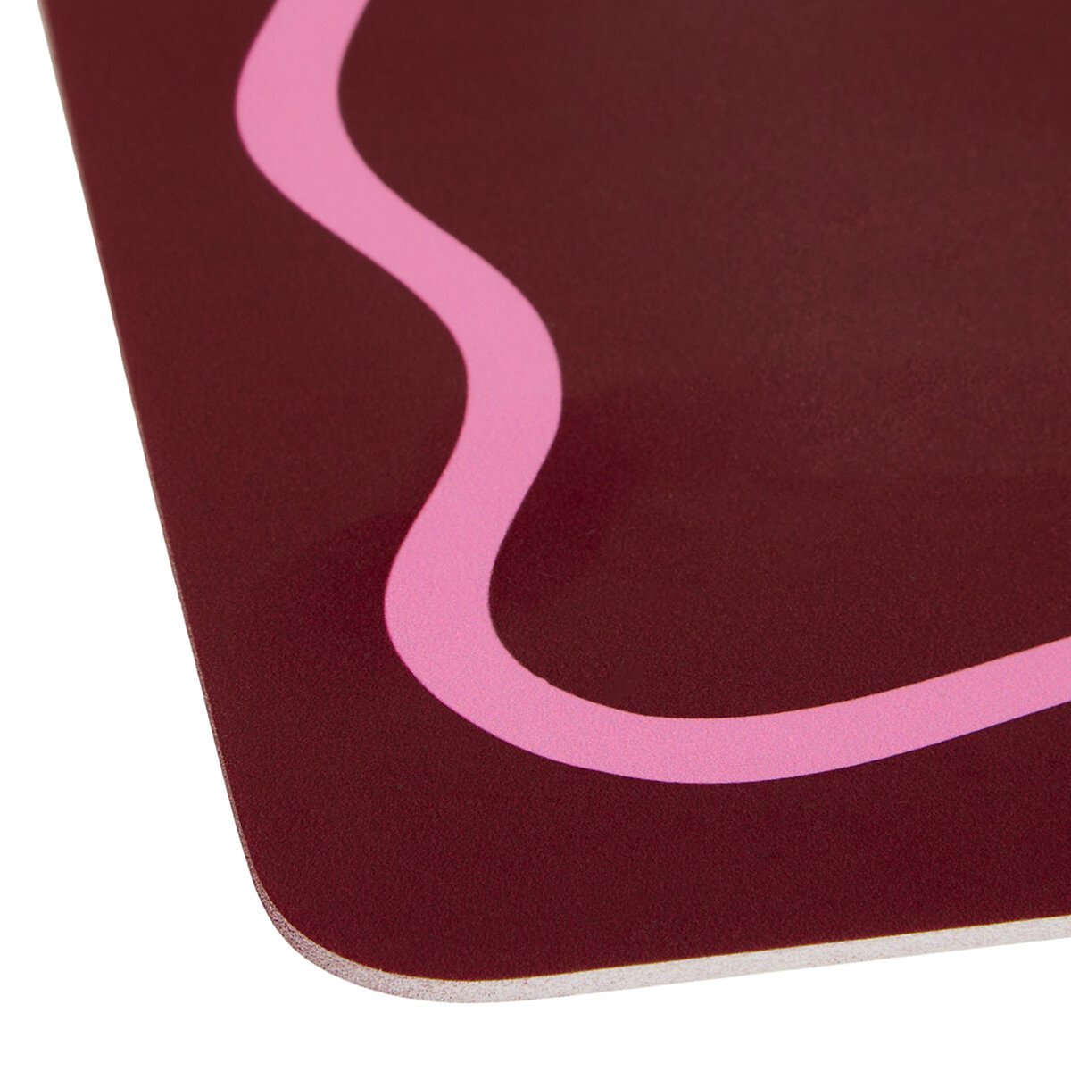 Set de table rectangulaire avec inscription DRAMA QUEEN bordeaux, ATMOSPHERA