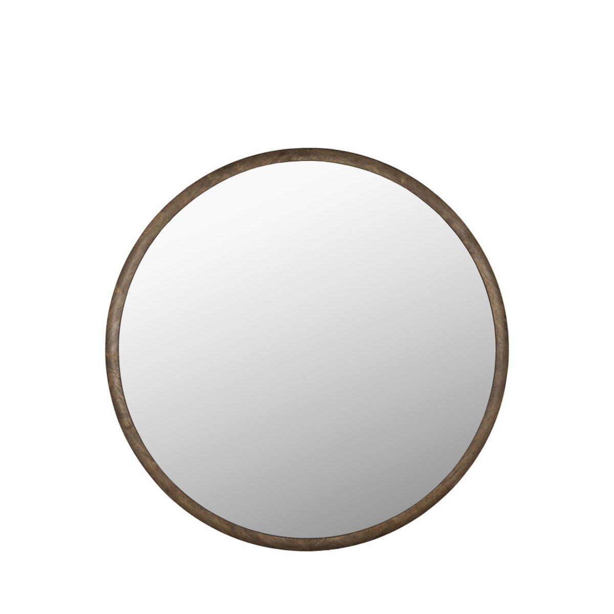 Miroir rond en bois  80cm- GALE bois foncé, DUTCHBONE