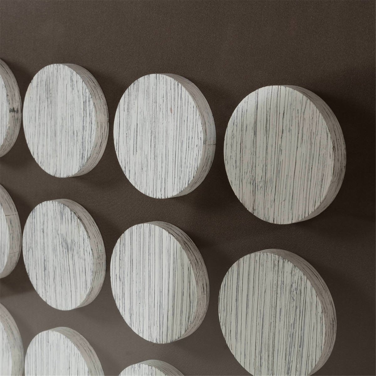 Tableau graphique en verre et bois blanc et marron, RECOLLECTION