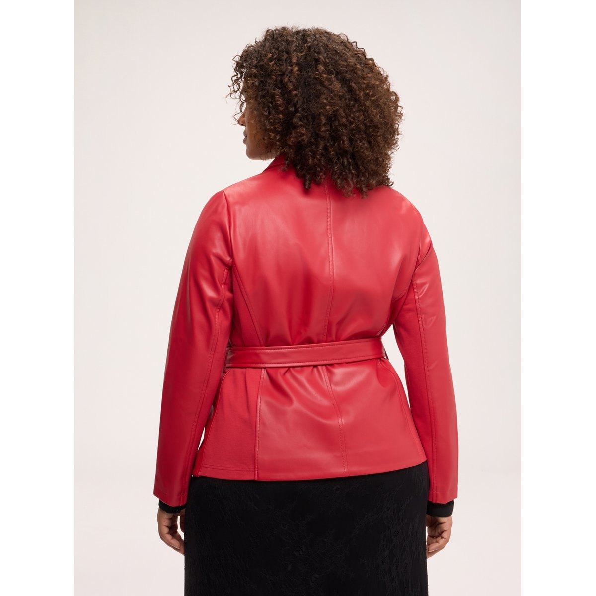 Blazer avec ceinture rouge, FIORELLA RUBINO