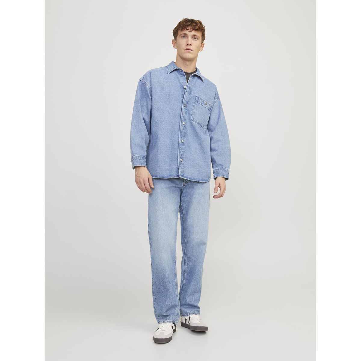 Jean À Coupe Loose blue denim, JACK & JONES