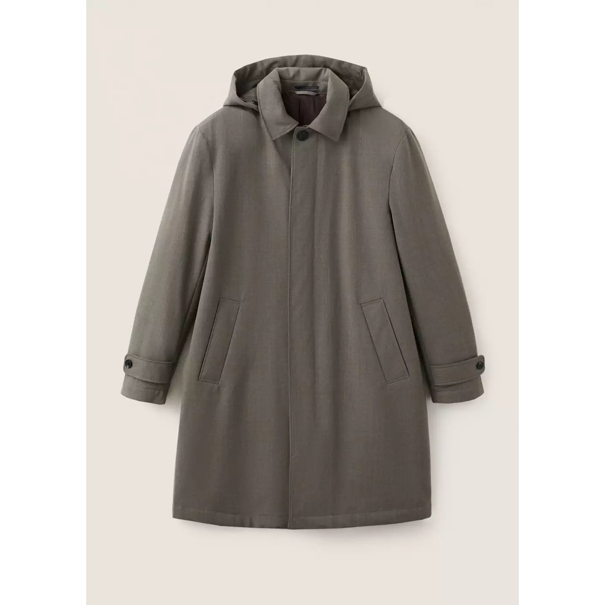 Trench thermorégulateur déperlant marron moyen, MANGO MAN
