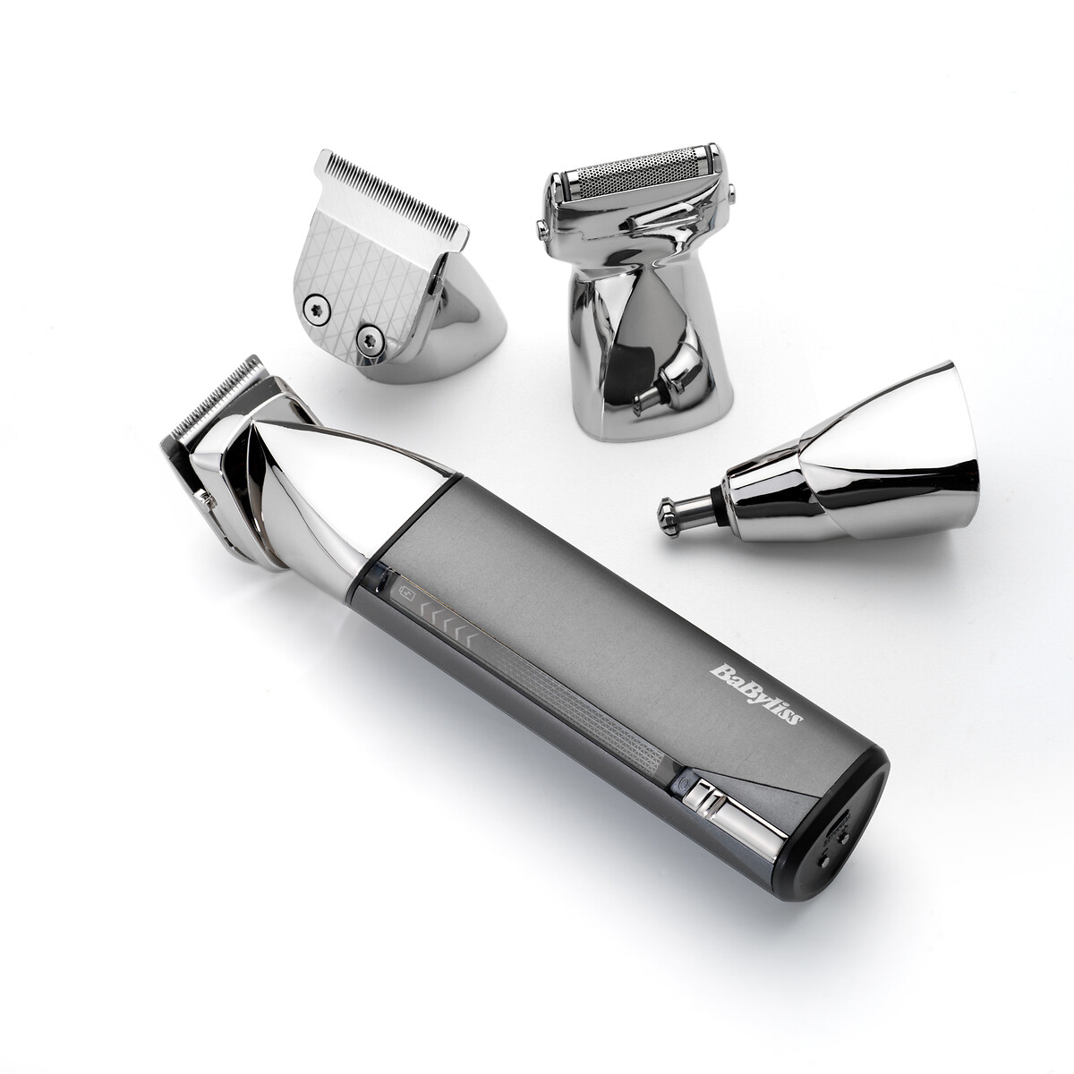 Tondeuse multi usages 15 en 1 Super X gris chrome/noir, BABYLISS