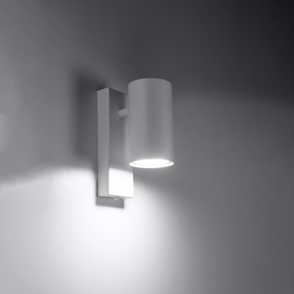 Applique Acier Blanc GU10 1 Utti blanc, EDEN