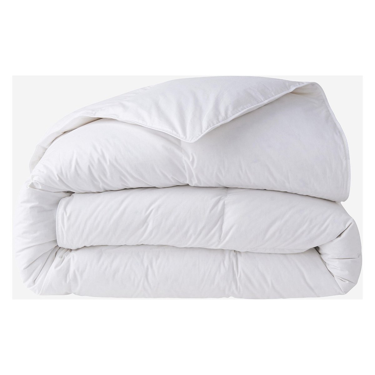Couette tempérée en duvet et plumettes NATURELLE blanc, HABITAT