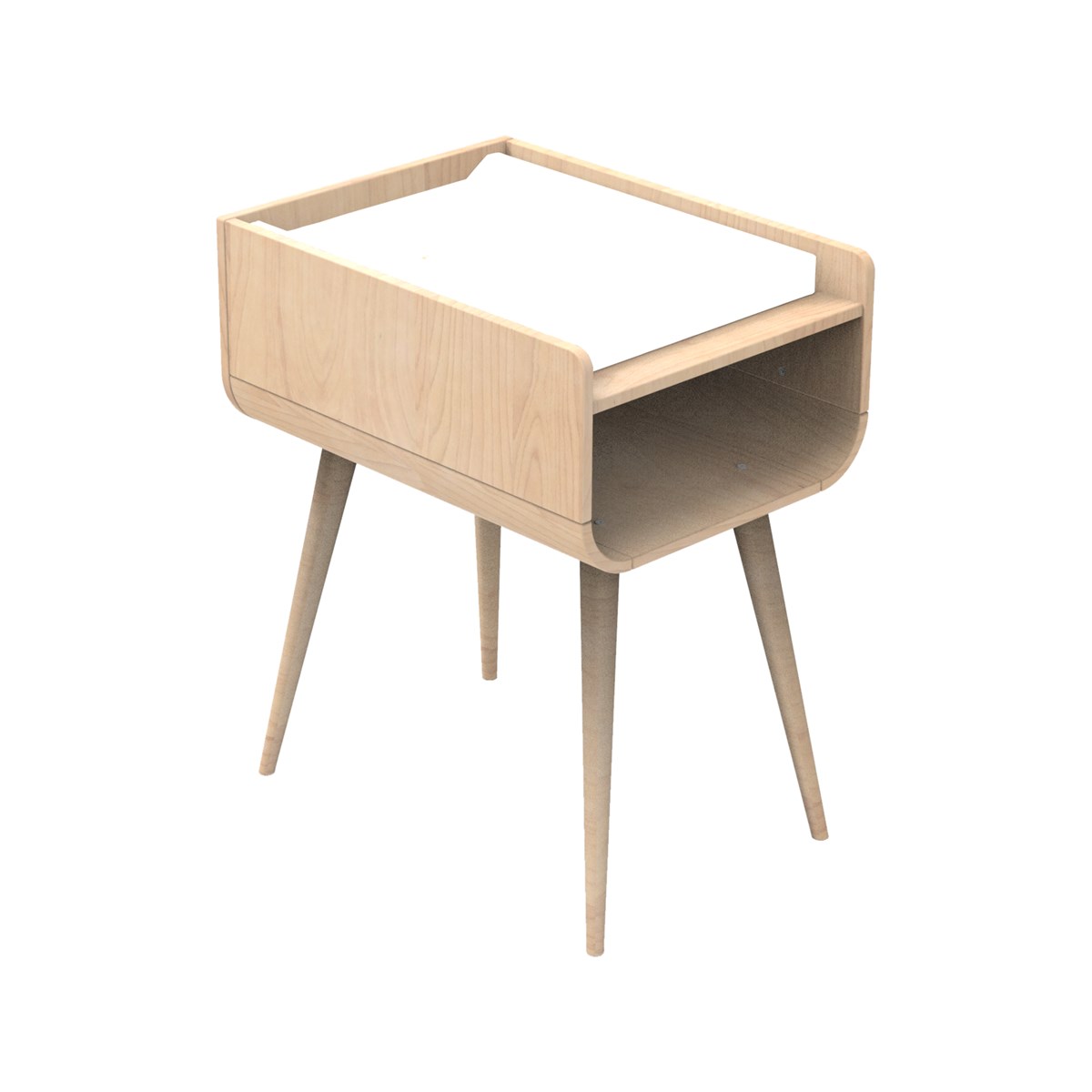 Table à langer pied en bois beige, SAUTHON ORIGINAL