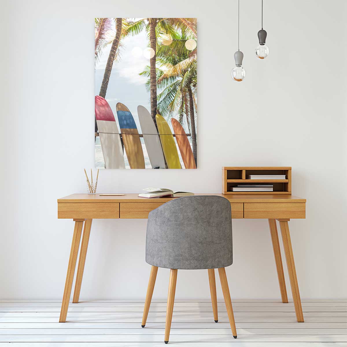 Tableau surf surf et coconut tableau alu dibond, HEXOA