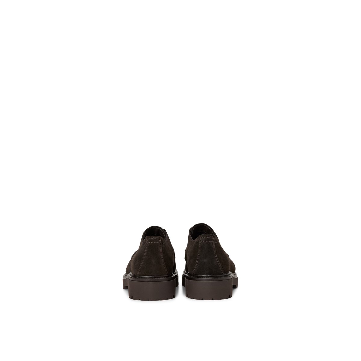 Chaussures à lacets, modèle Phil en cuir velours huilé marron fonce, MARC O'POLO