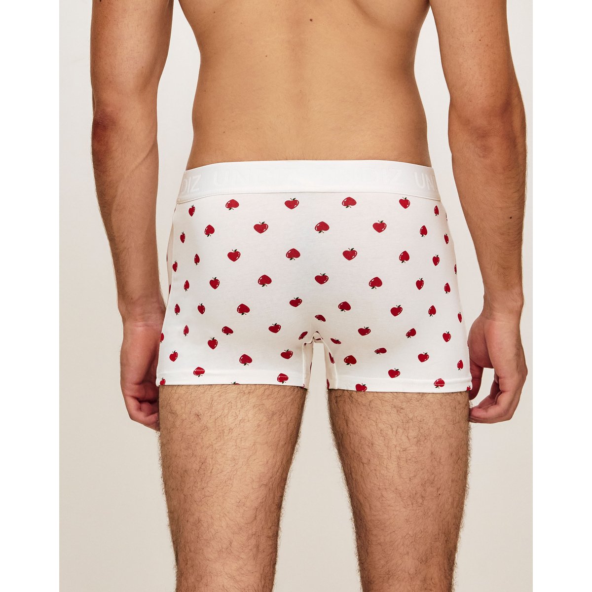 Boxer en coton imprimé pommes REPEATIZ APPLE blanc, UNDIZ