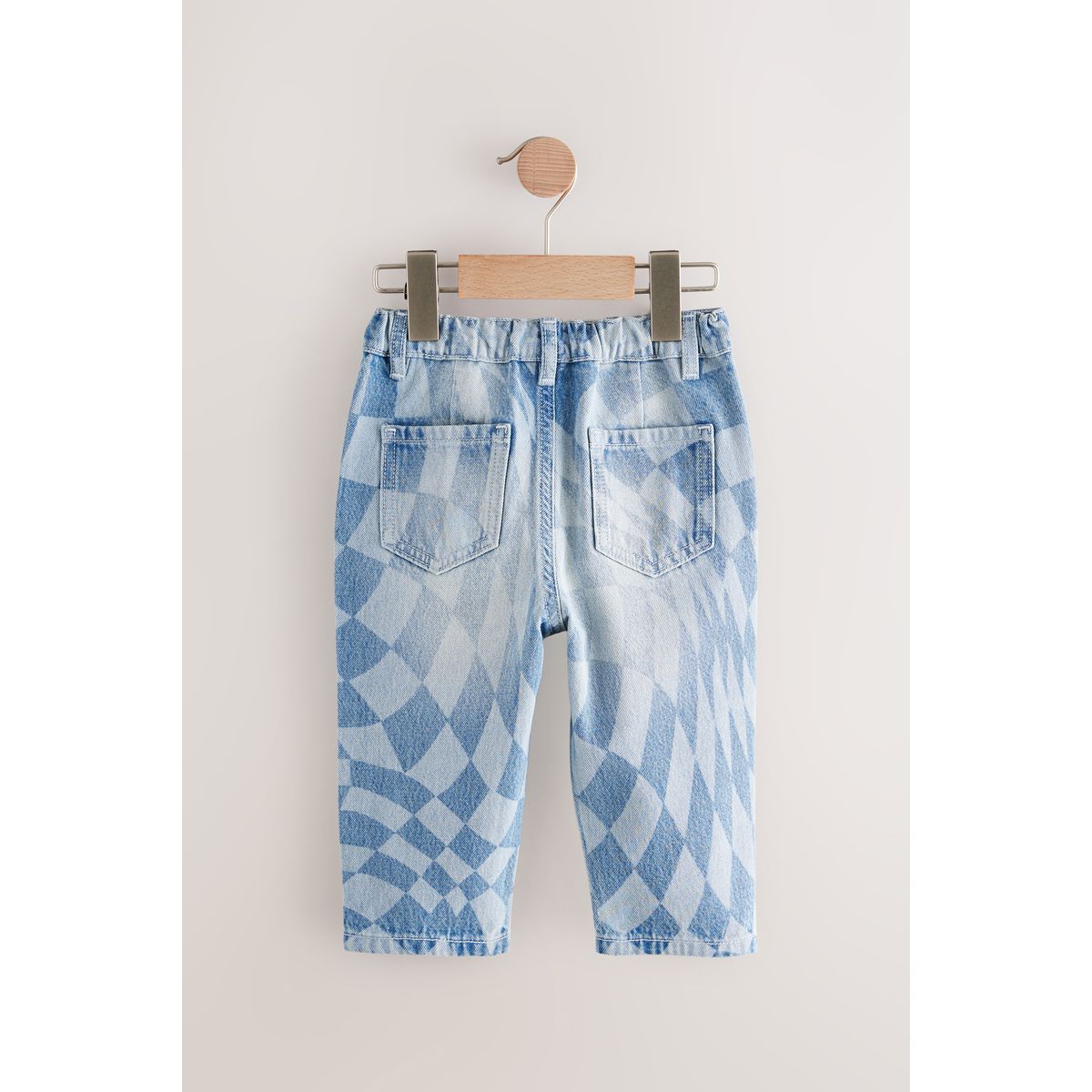 Jean à damier jean bleu clair, NEXT