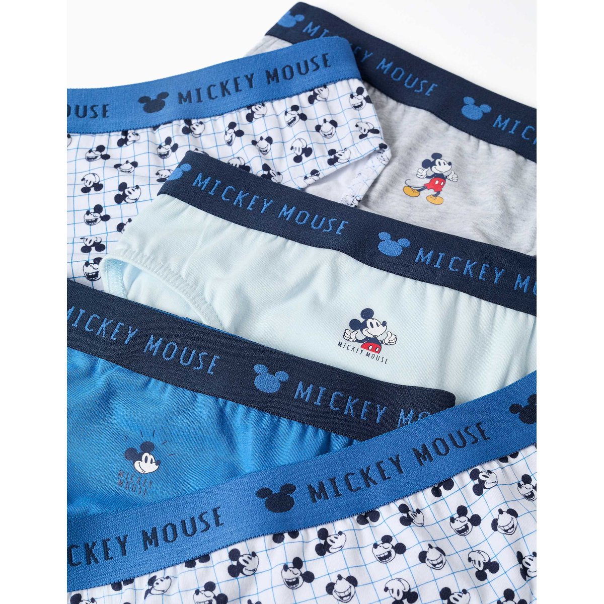 Lot de 5 slips en coton avec imprimés Mickey multicolore, ZIPPY