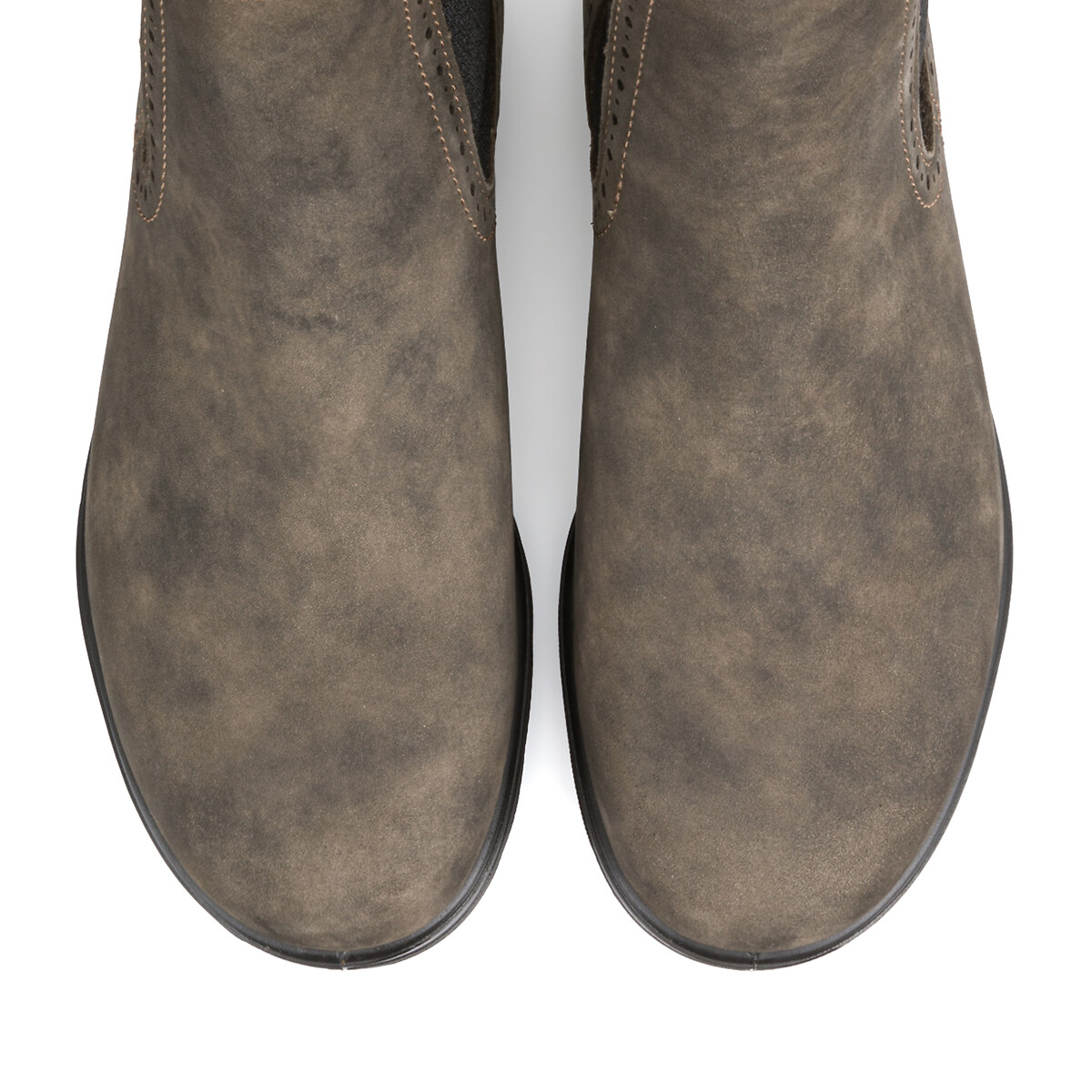 Boots chelsea montantes en cuir 1351 marron, BLUNDSTONE