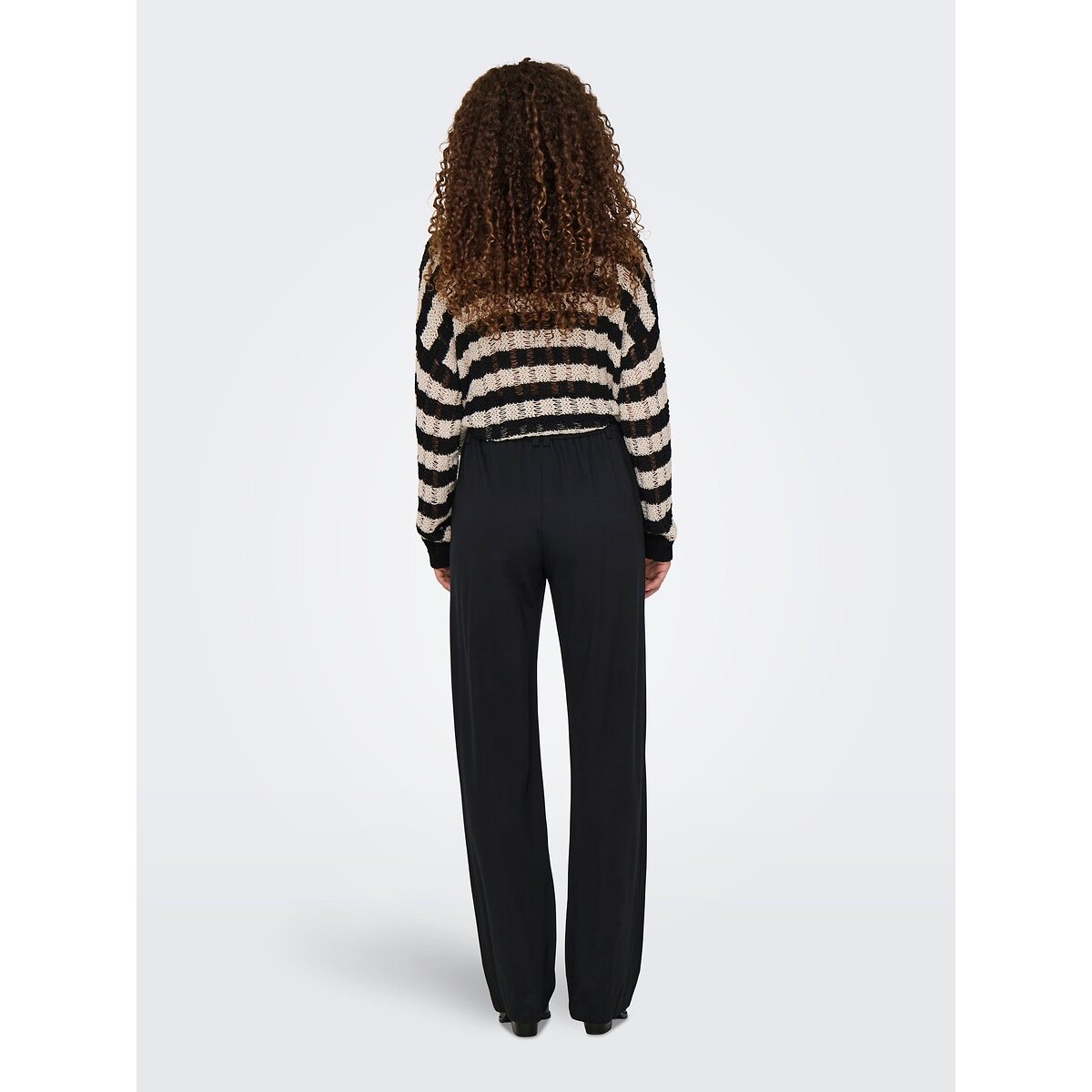 Pantalon large noir, ONLY