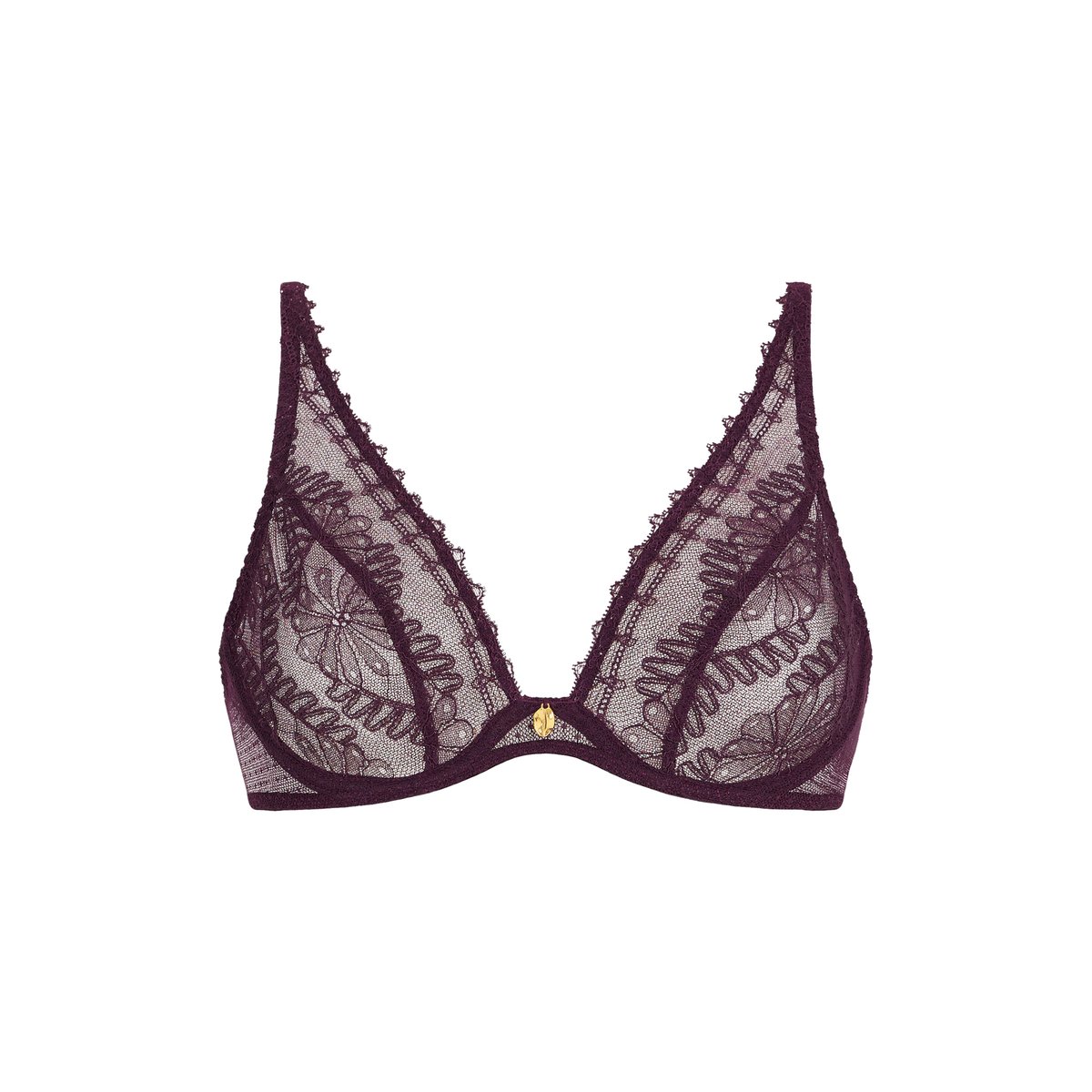 Soutien gorge Triangle avec armatures Mystery of Love bleu, AUBADE