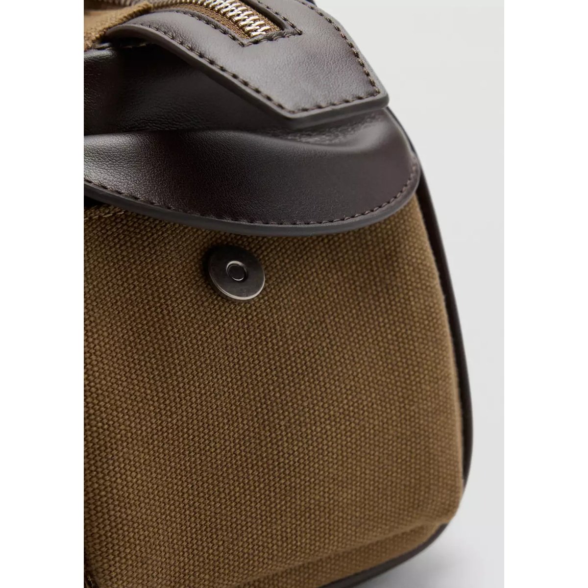 Sac porté épaule cargo kaki, MANGO