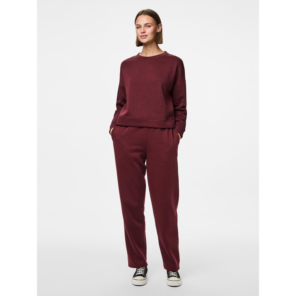 Sweat-Shirt tawny port, PIECES