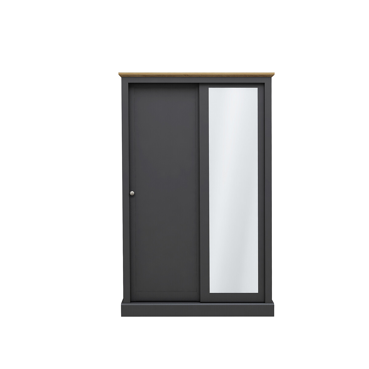 Wooden 2 Door Sliding Wardrobe charcoal, SO'HOME