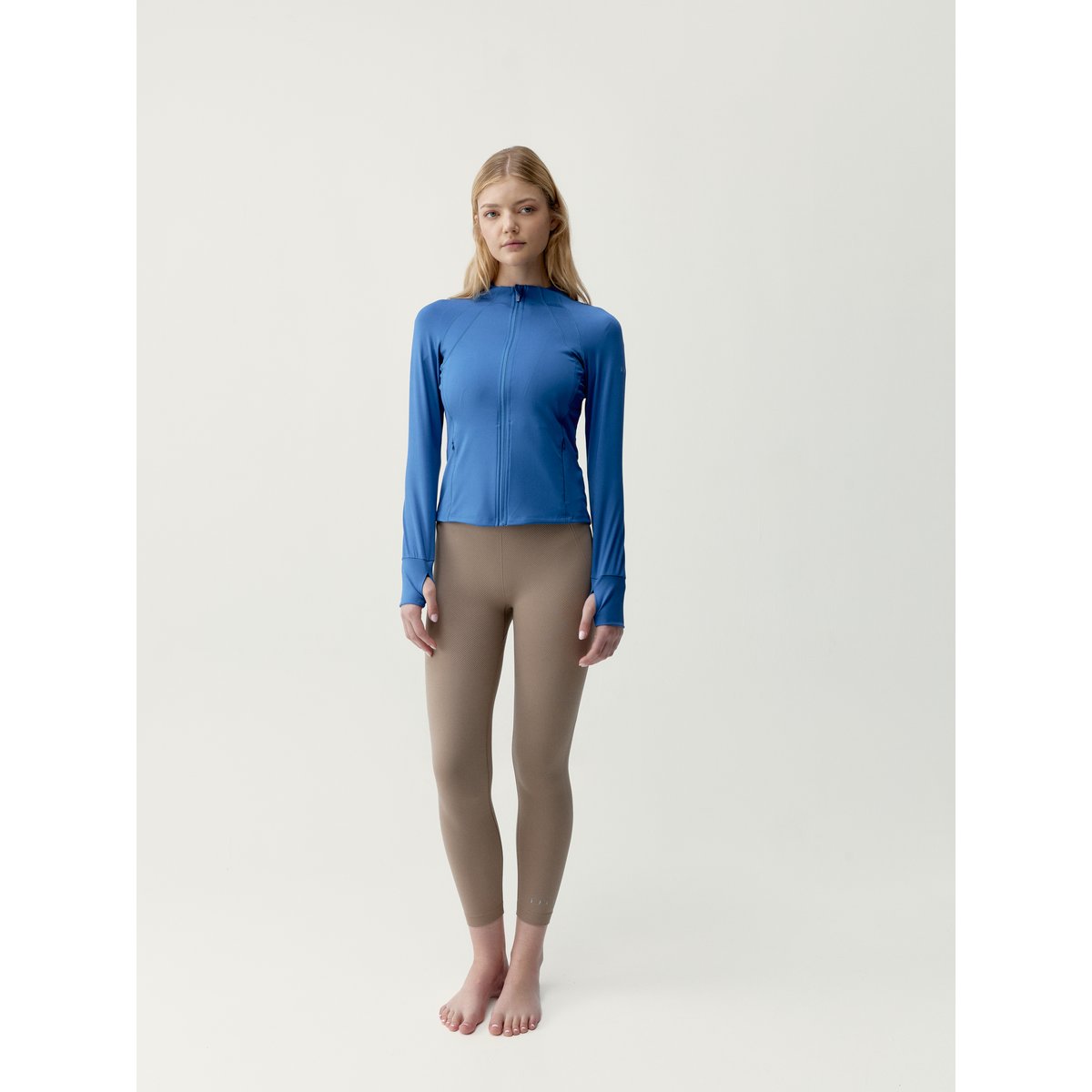 Veste de sport femme Flippo Avec poches effet gainant fermeture éclair azur, BORN