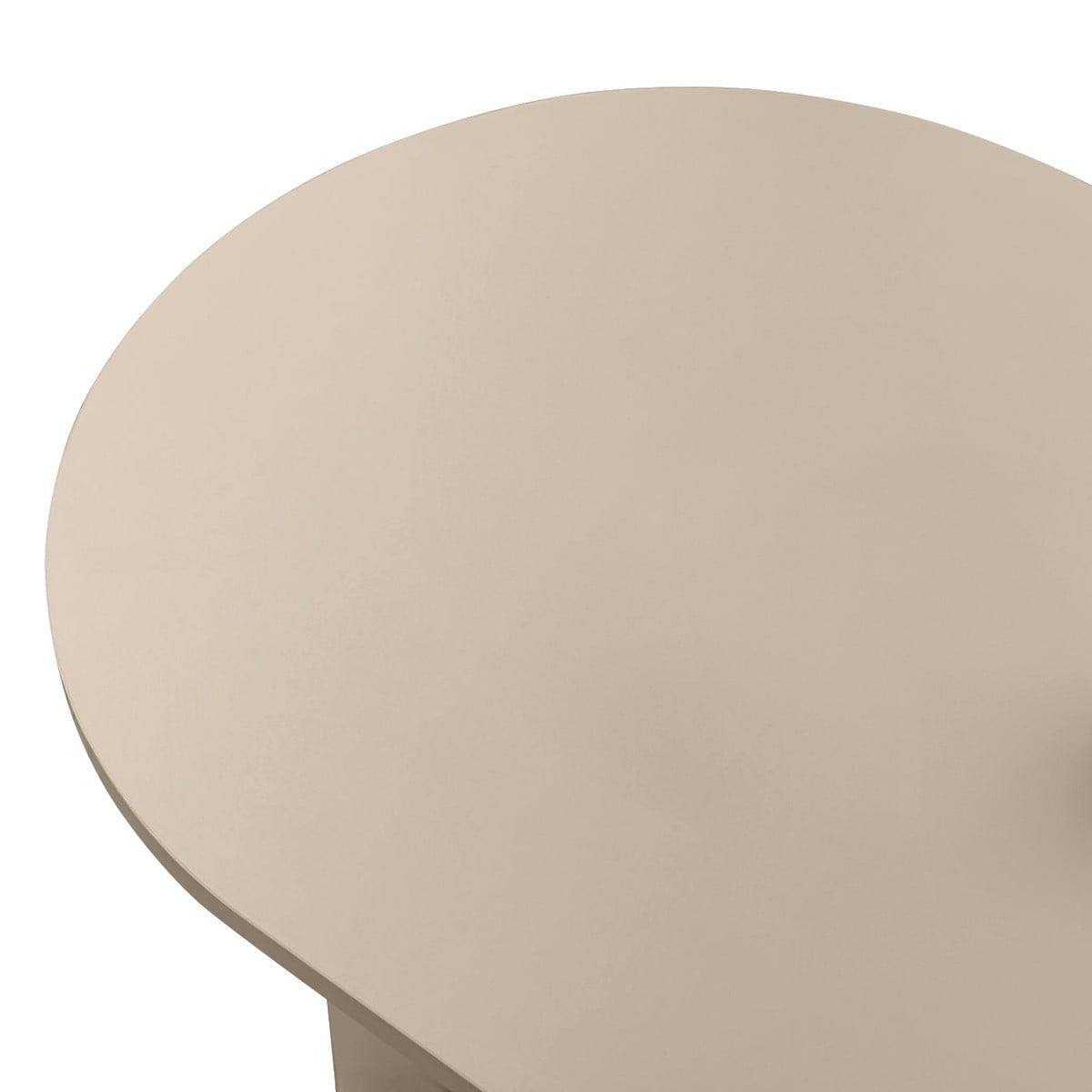 Table basse ovale L119 cm - IRIS cashmere, CALICOSY