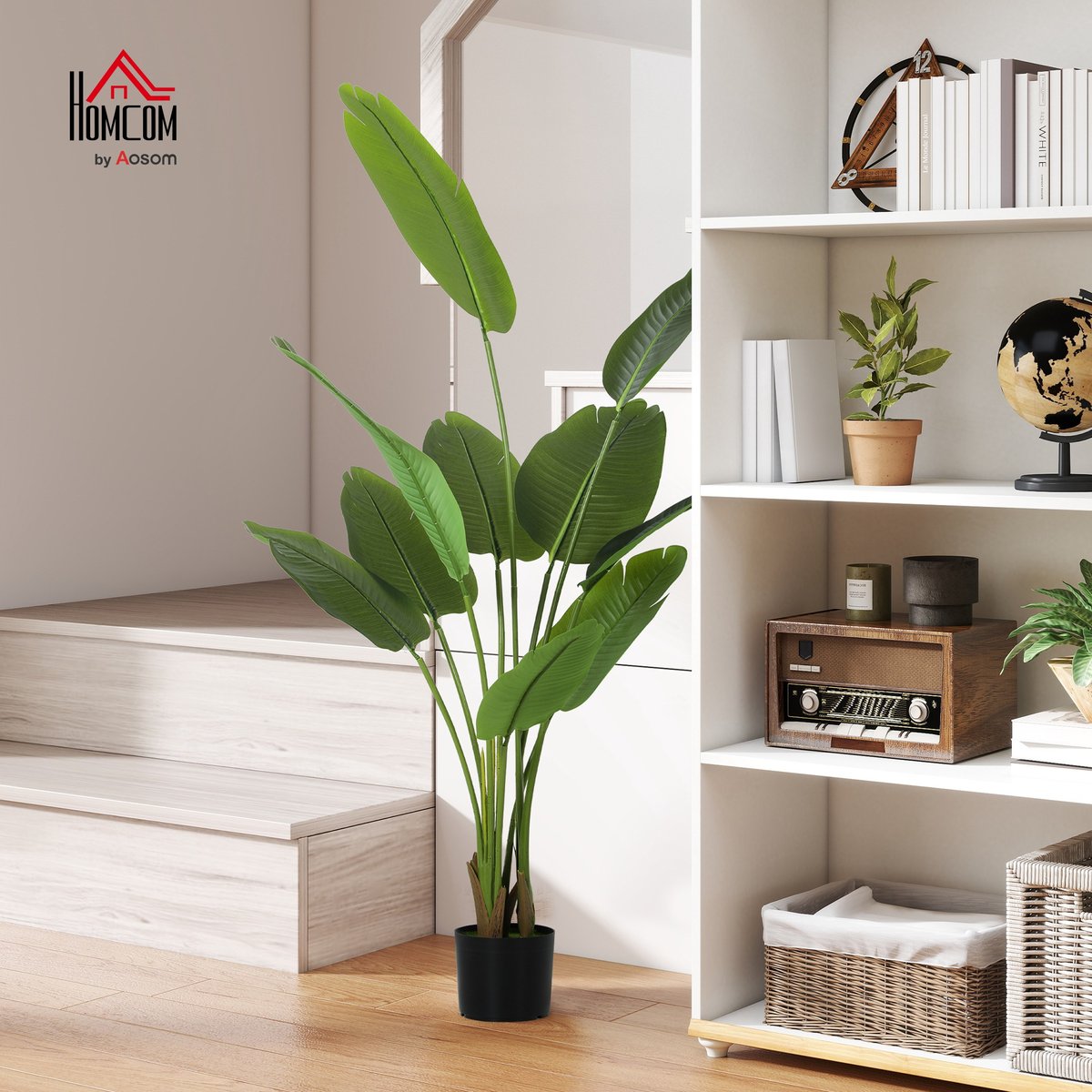 Plantes artificielles Plastique Vert vert, HOMCOM