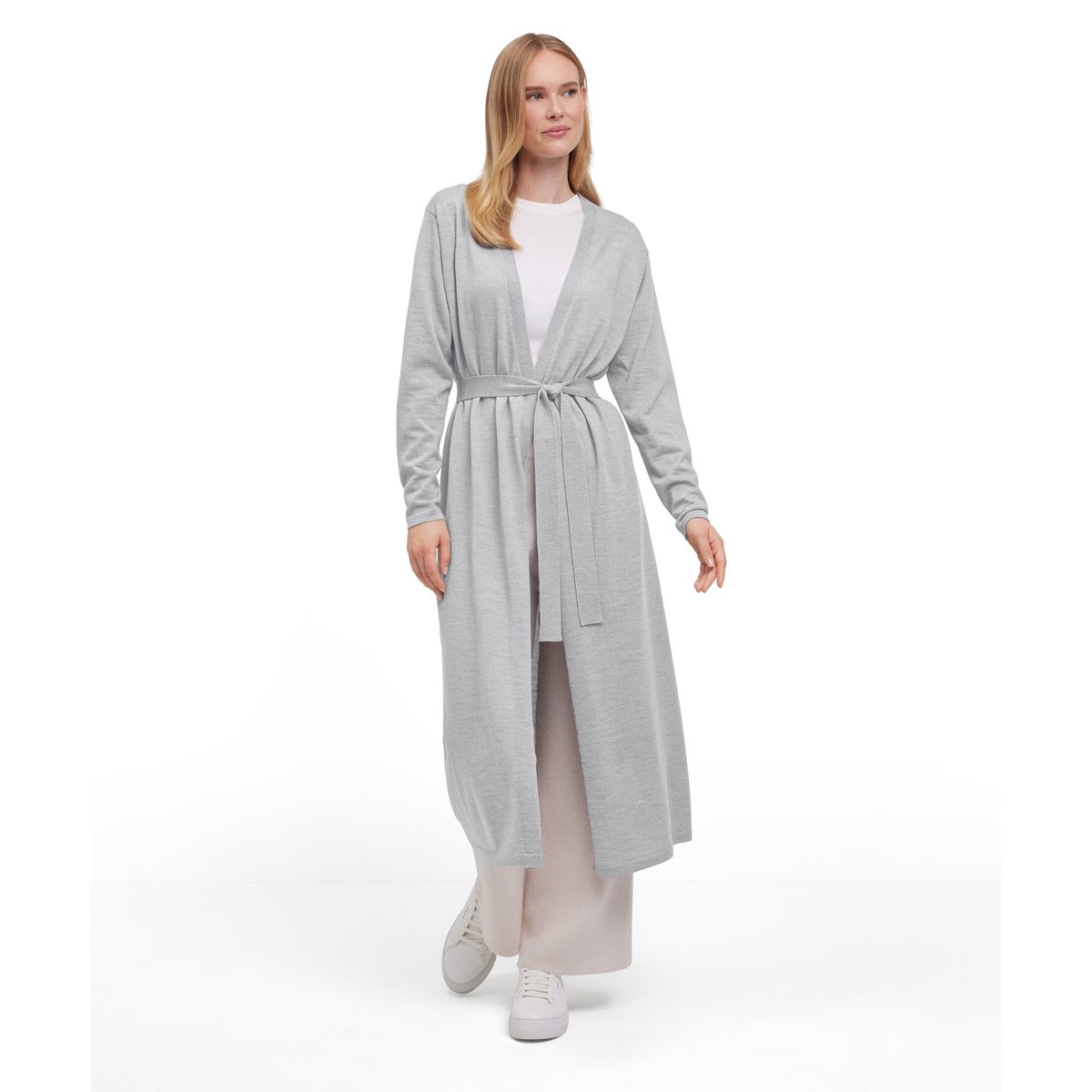 Cardigan light grey heather (3106), FALKE