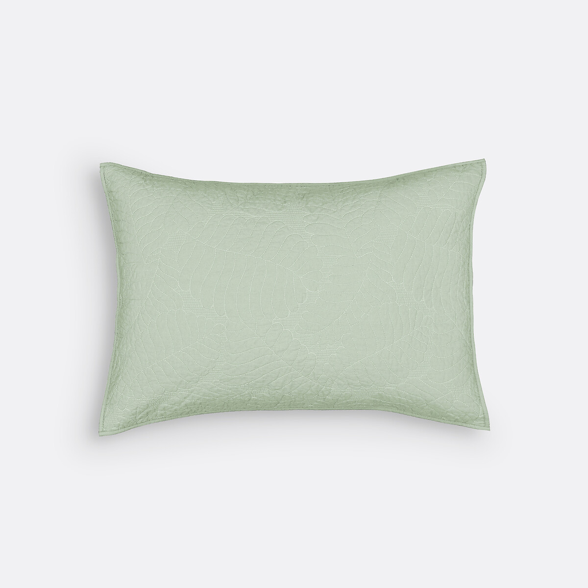 Housse de coussin percale coton, Tropical vert d'eau, LA REDOUTE INTERIEURS