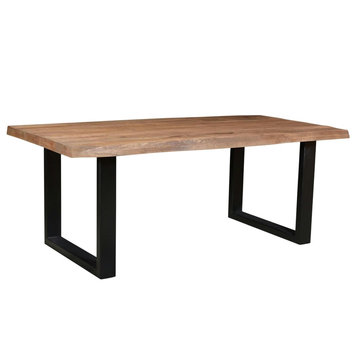 Table à manger en bois à bords naturels 240 cm FULTON bois naturel, PIER IMPORT