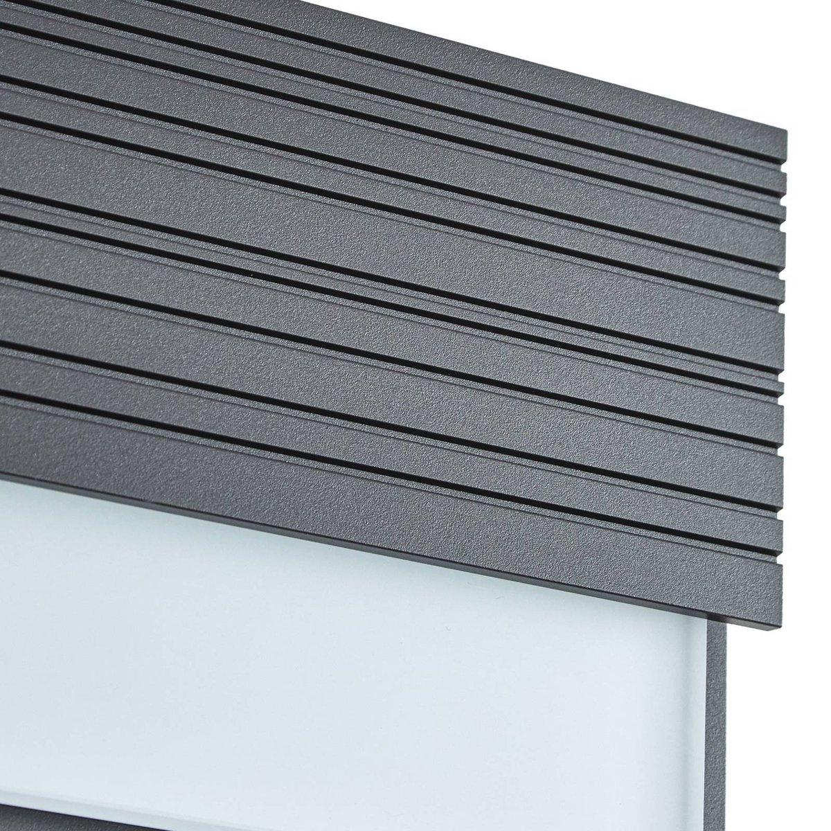 Applique extérieure en aluminium moderneLED anthracite, blanc, LUCANDE