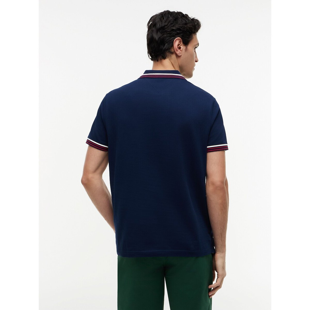 Polo de mangas curtas marinho, TOMMY HILFIGER