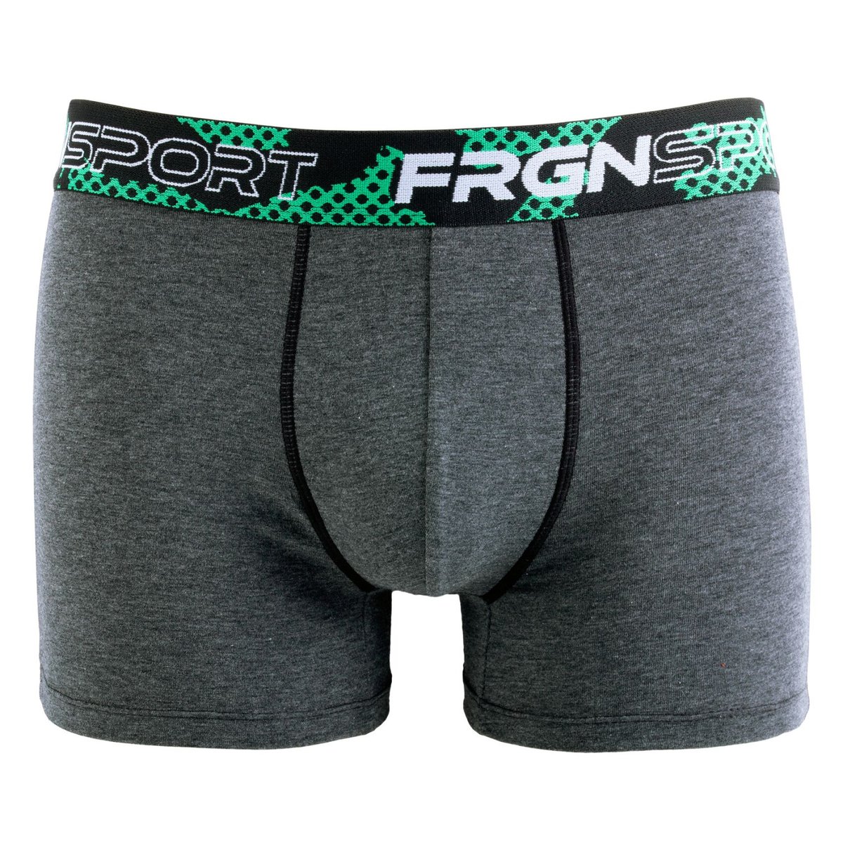 Lot De 4 Boxers Sport Coton noir/gris/bleu, FREEGUN