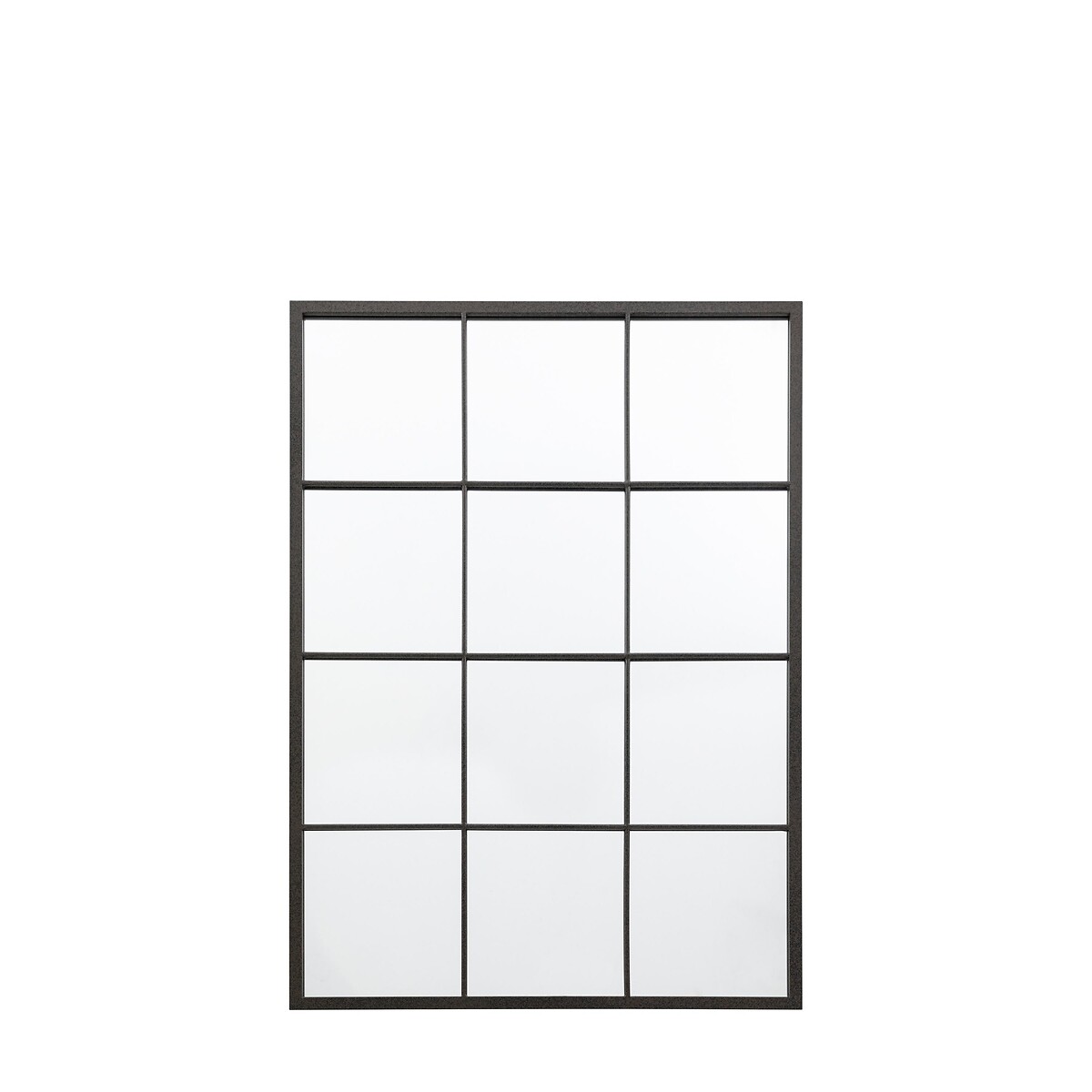80x110cm Clifton Window Pane Mirror black, ÉDITÉ