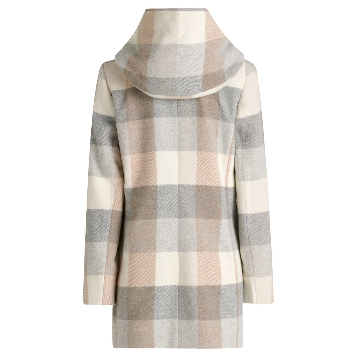Manteau court à capuche cream/silver, AMBER & JUNE
