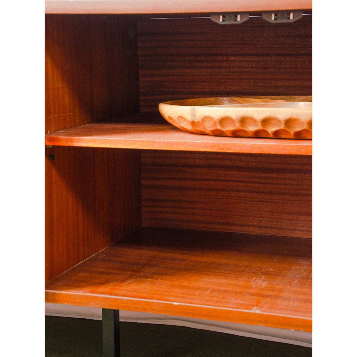 Enfilade en teck Margaret N°788 - Bon état bois foncé, DEBONGOUT