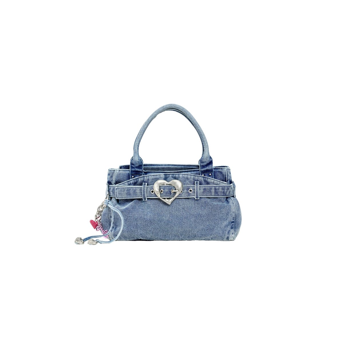 Sac en jean moyen noir, DESIGUAL