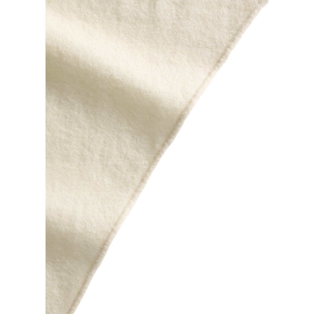 Écharpe triangulaire tricotée en mélange de laine doux blanc, MARC O’POLO DENIM