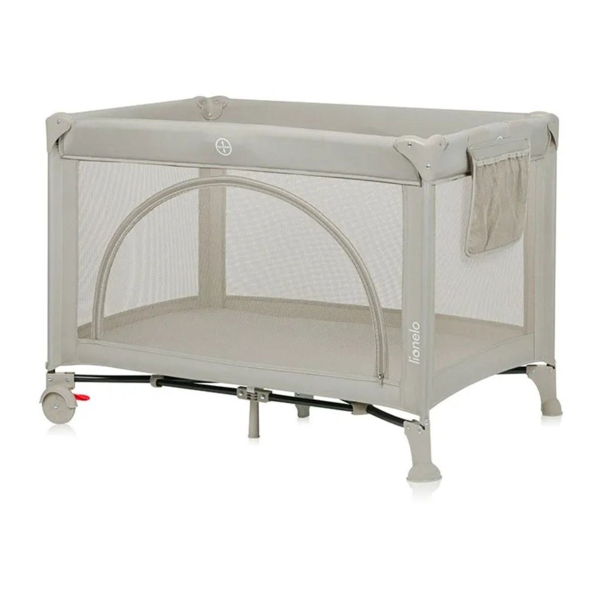 Lit parapluie bébé Laura compact 2 en 1 beige sand, LIONELO
