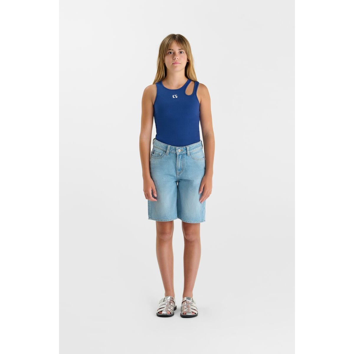 Bermuda short en jeans BOURDON blue, LE TEMPS DES CERISES