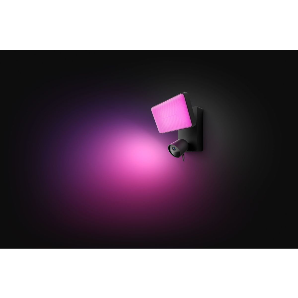 Caméra de surveillance HUE Secure 1080p Floodlight filaire couleur unique, PHILIPS HUE