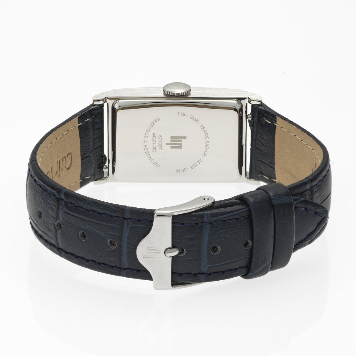 Montre Analogique CHURCHILL argenté ivoire bleu foncé, LIP