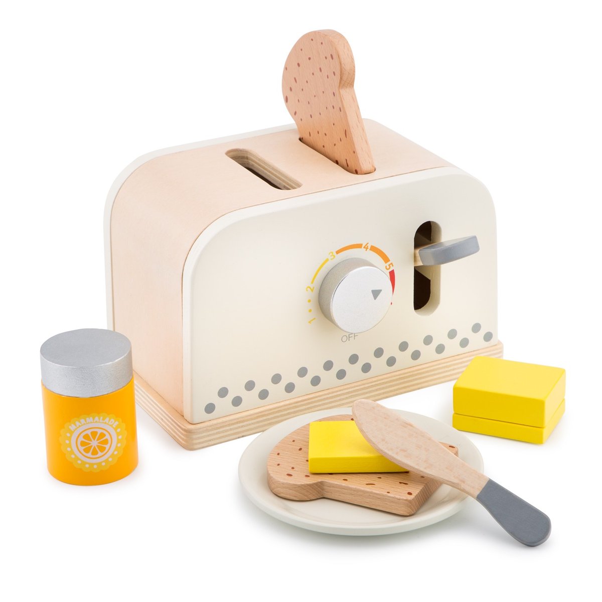 Grille-pain beige, NEW CLASSIC TOYS