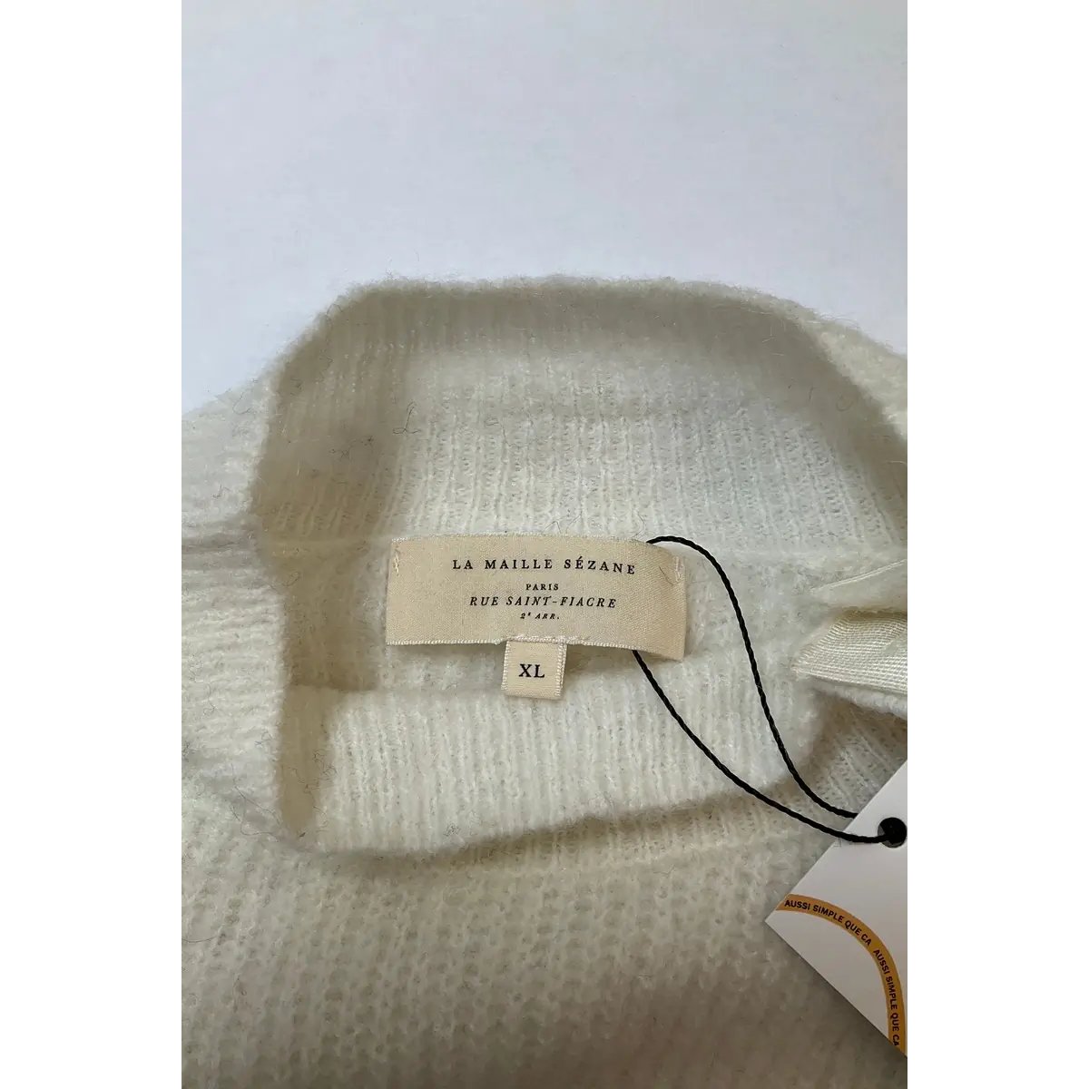 Pull - Très Bon État blanc, SEZANE