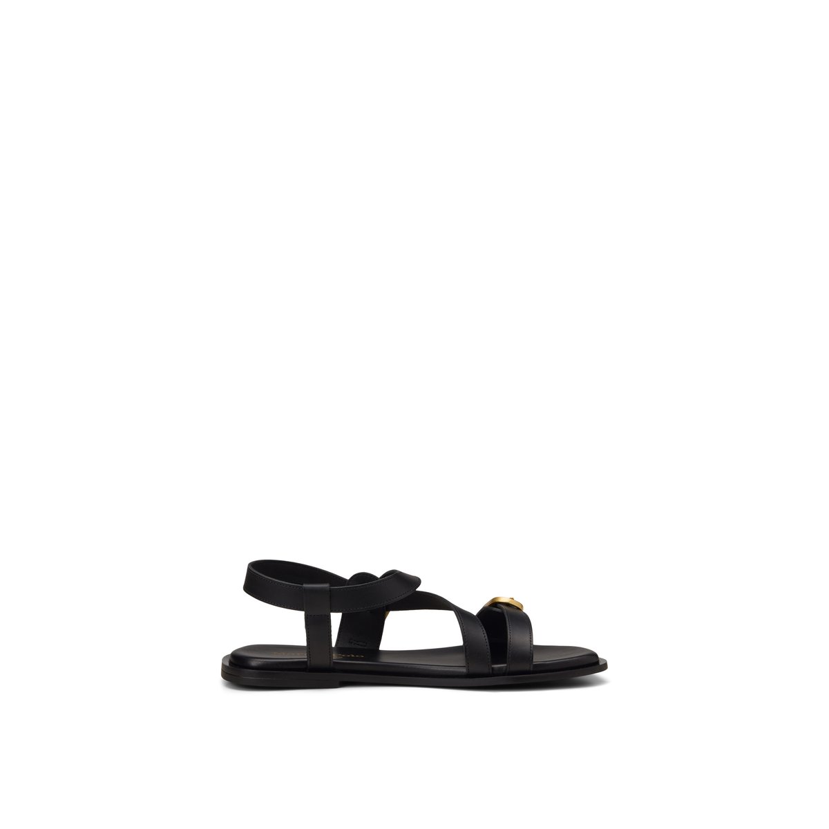 Sandale modèle Blanca en cuir de vache noble schwarz, MARC O'POLO